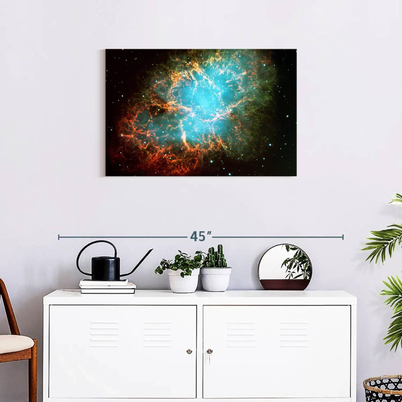 Oberle Blazing Crab Nebula, 20" H x 30" W