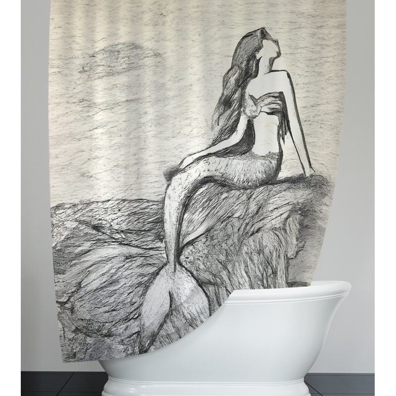 Julietta Shower Curtain, 72" H x 70" W