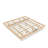 Solid Bamboo Platform Bed Frame with Support Slats-125069616-125069620