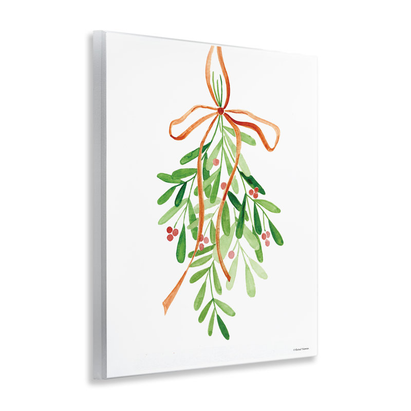 «Hanging Holly Botanicals», art mural sur toile par Rachel Nieman