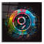 «The Graph Crypto Power 2» par Epic Portfolio, art mural en verre acrylique Epic Art, 36 po x 36 po-101651279