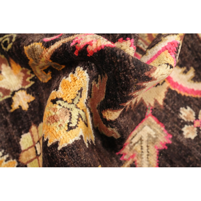 Élégant tapis oriental Peshawar aux tons foncés 2 x 3