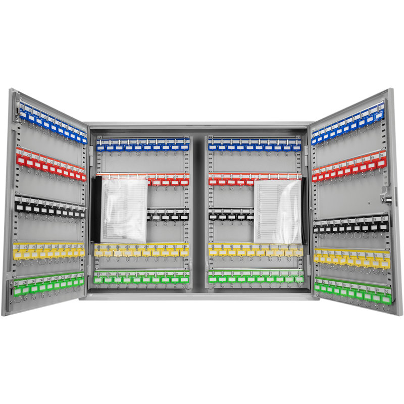 400-Key Adjustable Key Lock Box with Digital Lock for Convenient Access