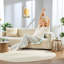 Canapé modulaire ergonomique, tissu moelleux, canapé gris foncé
