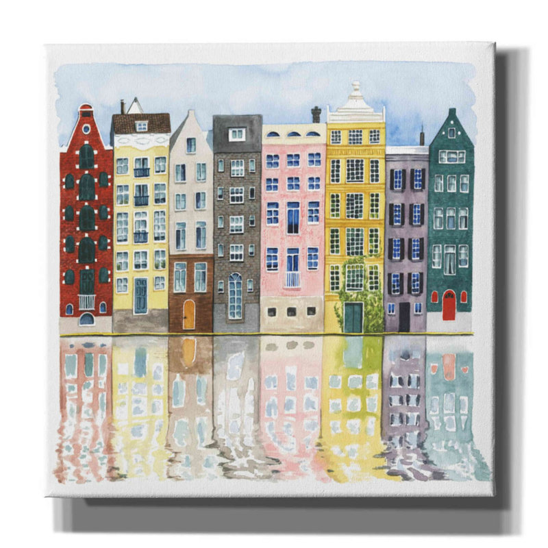 «Neige II» par Grace Popp, art mural sur toile, H 12 po x l 12 po x P 0,75 po