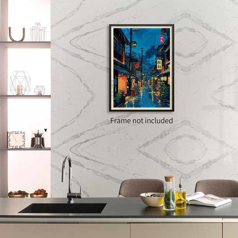 Affiche murale, impression sur toile sans cadre pour la chambre à coucher et la maison