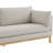 Lewellen 66" Linen Textured Fabric Loveseat-98497687