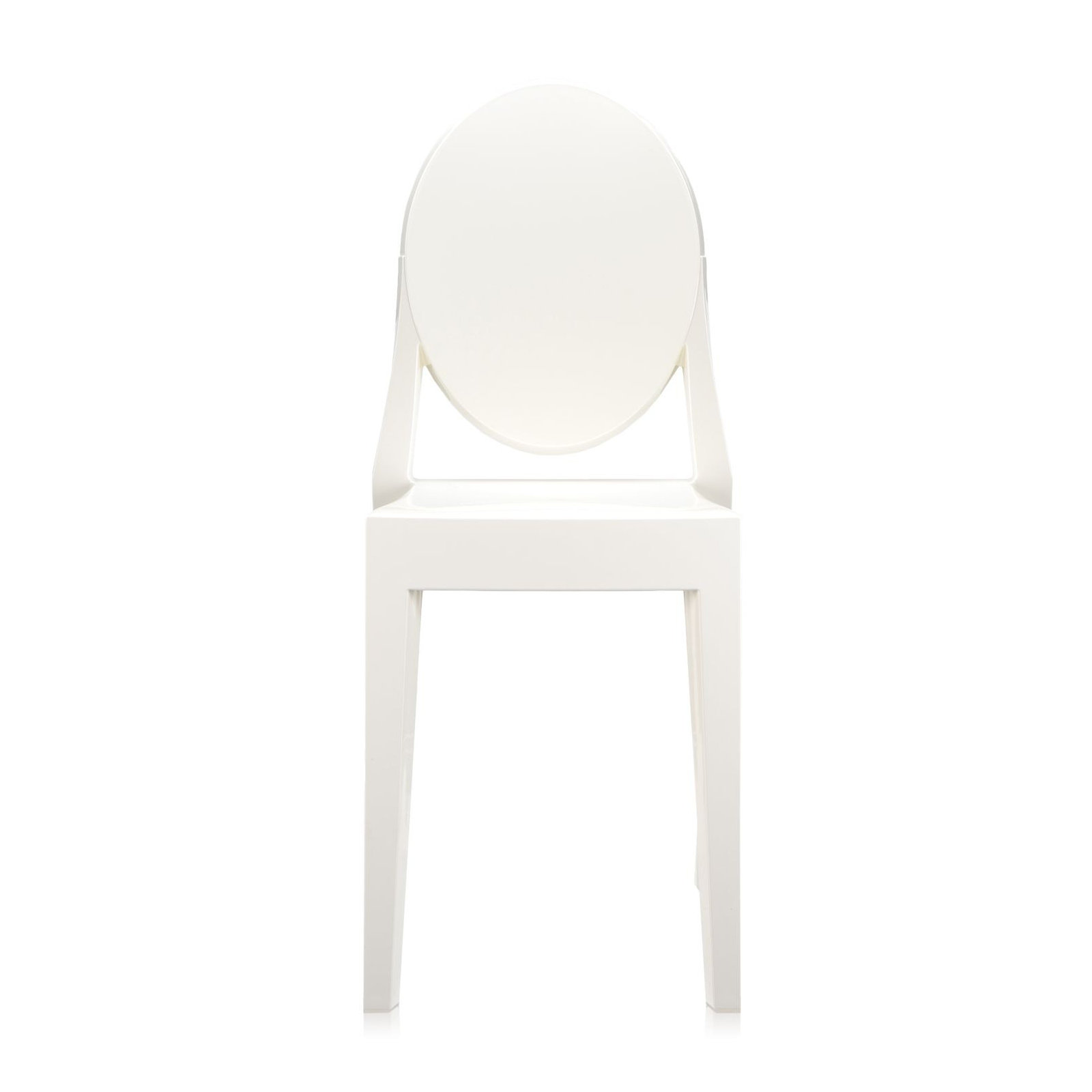 Victoria Ghost Chair, Glossy White