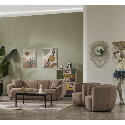 Extine 3 - Piece Living Room Set