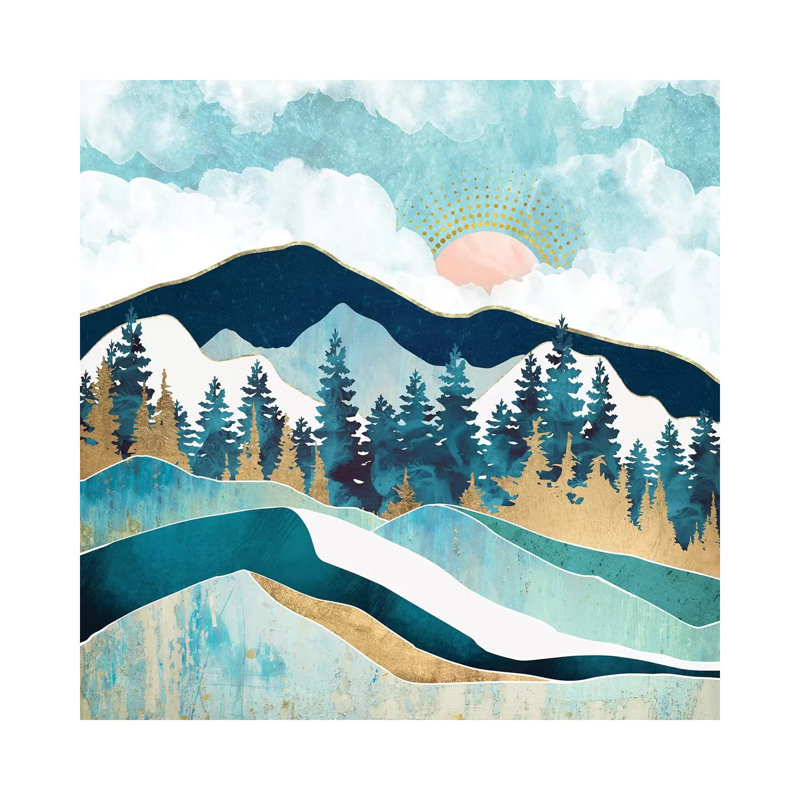 Summer Forest - Wrapped Canvas Print, 30.48 cm H x 30.48 cm W