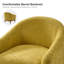 Fauteuil demi-tonneau rembourré avec pieds en bois massif Berklie-20224839
