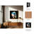 Decorative Canvas Wall Art With Hand-Painted Girl - Framed Artwork Or Print Display In Shadow Box Style - Modern Home Decor Paintings - 47", Black