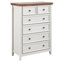 Commode 6 tiroirs beige