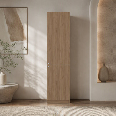 Natural Oak 2-door Storage Cabinet