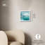 Art mural abstrait vert et bleu Shadowbox par Art Remedy-115132110-115132115