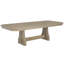 Maris Mahogany Rectangle Trestle Extension Dining Table - 78 In. W X 30 In. H