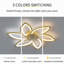 Modern Ceiling Fan With Lights Remote Control, 3 Light Color 6 Speeds,Gold Color Ceiling Fan Lamp For Kitchen Bedroom-1676297657
