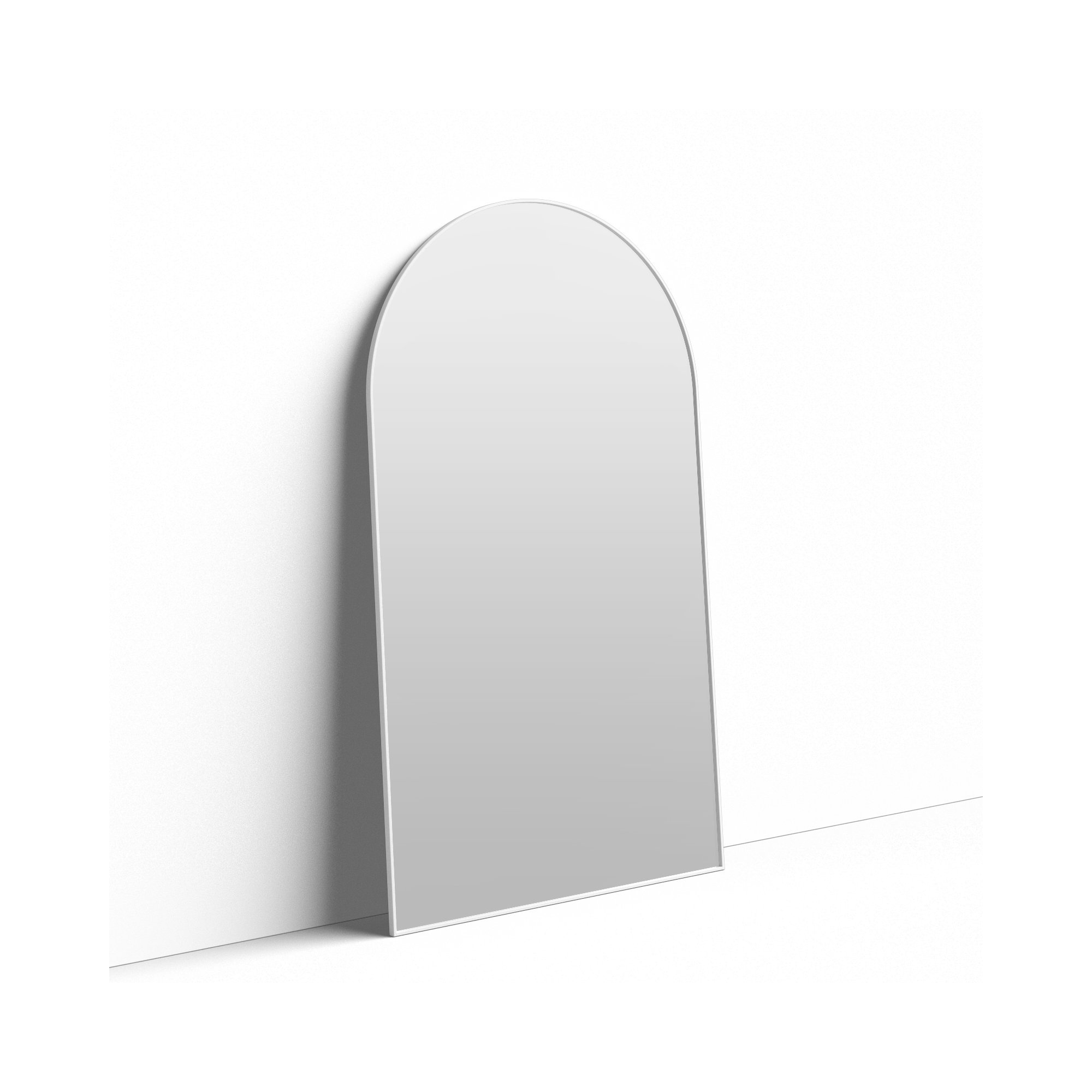Kira Metal Mirror, 83" x 48", White
