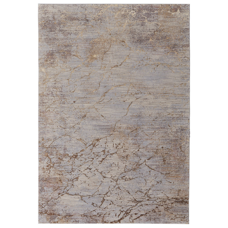Rhun Abstract Indoor Rug, Rectangle 6'7" x 9'6"