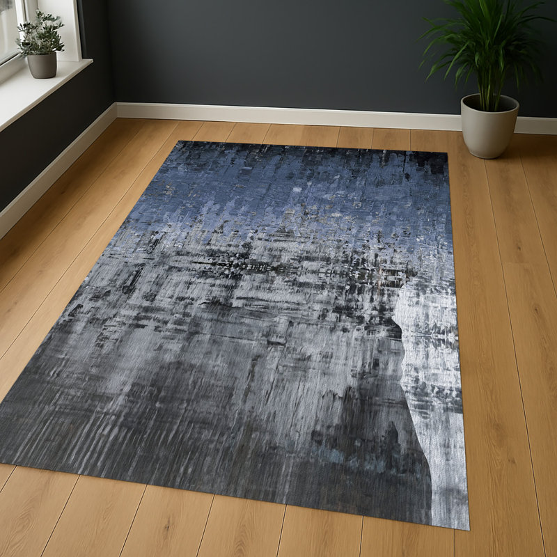 Abstract Area Rug, Rectangle 140 x 200 cm
