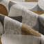 Ensemble d'édredon surdimensionné jacquard surdimensionné doré-114494889