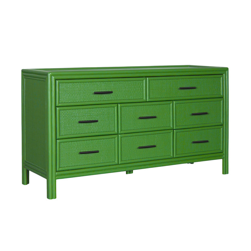 Aruba 8 - Drawer Dresser, Bright Green