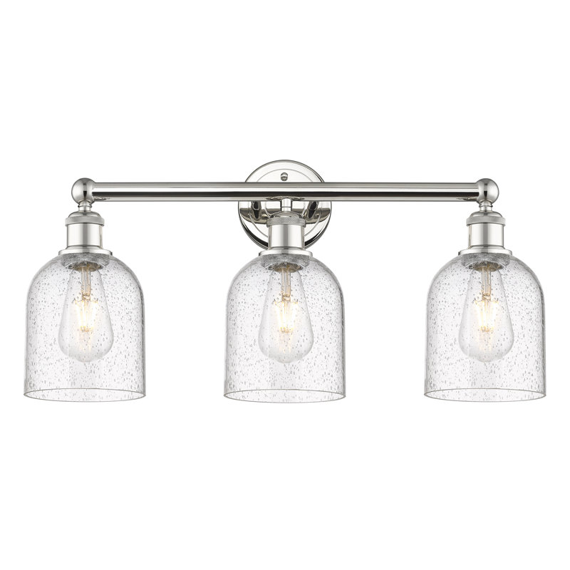 Allysson 3 - Light Dimmable Vanity Light, Polished Nickel, Seedy