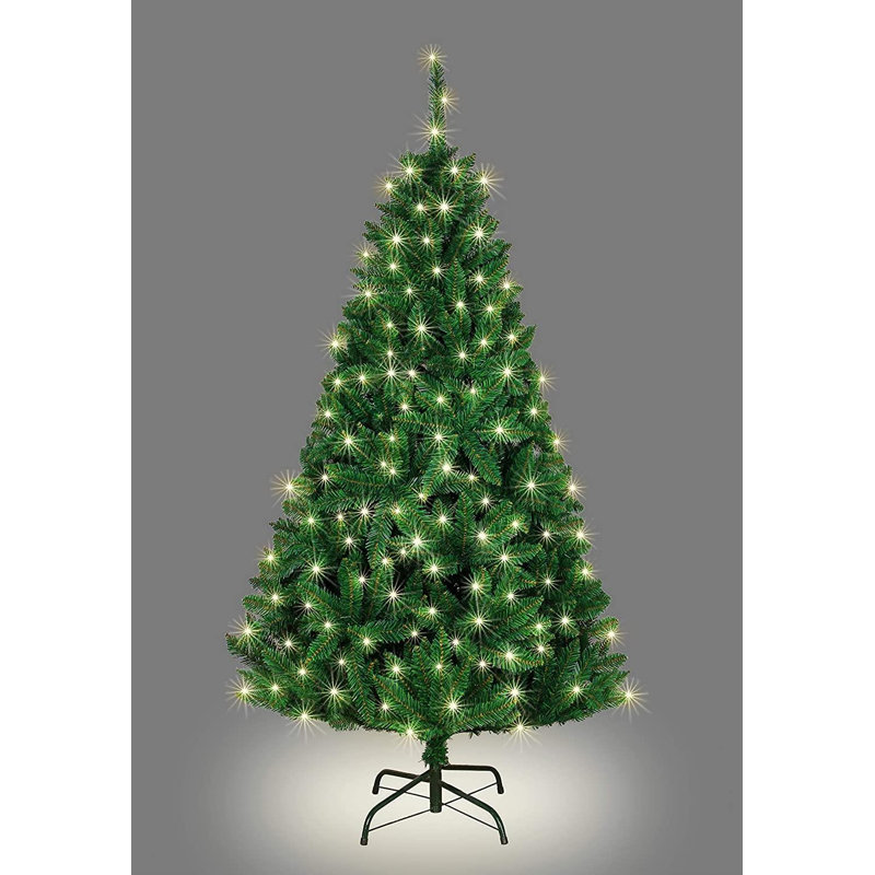 Lighted Artificial Christmas Tree, 5 ft.