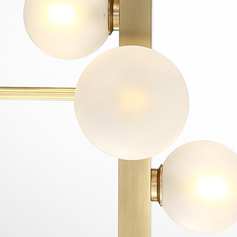 Luminaire suspendu 7 lumières Globe