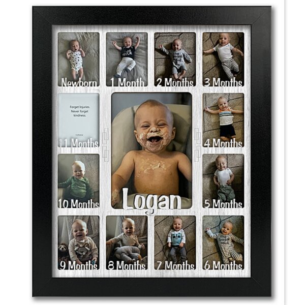 5x7 FAMILY ~ Portrait BLACK Picture Frame ~ Holds a 4x6 or cropped 5x7  photo ~ Wonderful Family Keepsake Frame!
