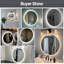 Miroir rond de salle de bain / de meuble-lavabo à DEL rétroéclairé certifié Lunara UL-1107047983