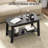 31.5 Inch Coffee Table with 2-Tier Storage, Modern Industrial Rectangular Living Room Table, Compact MDF & Particle Board Build, Durable & Easy Assembly, Ideal for Apartments & Offices
