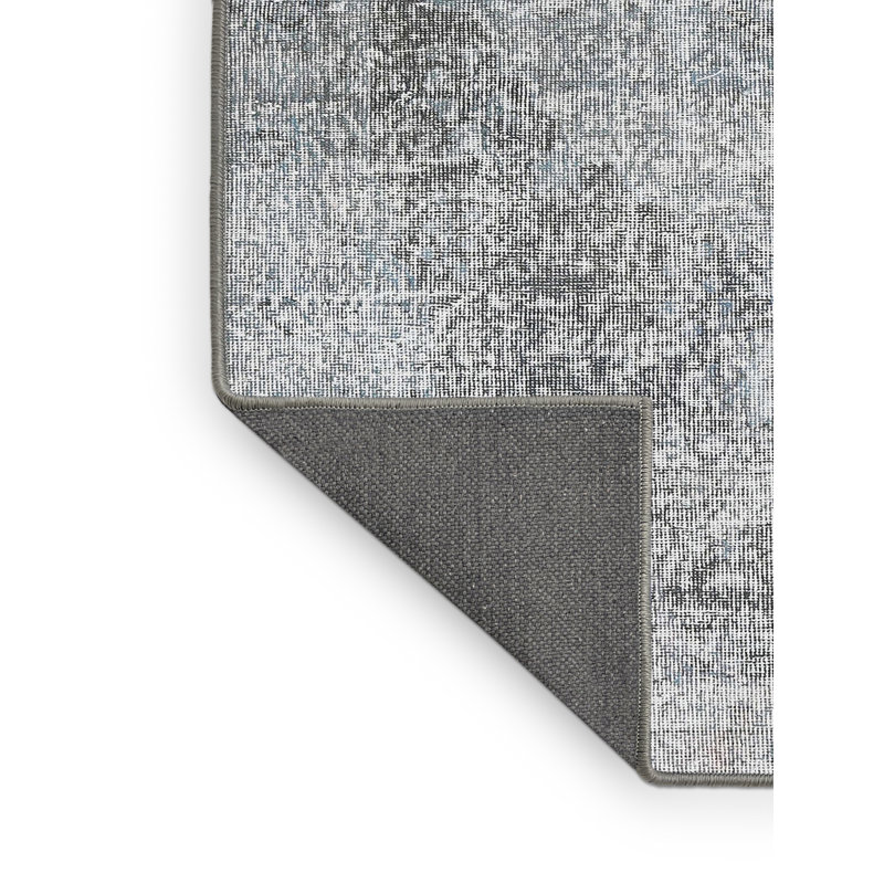 Tapis traditionnel blanc / gris, Rectangle 2 pi x 4 pi