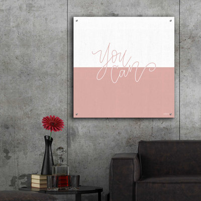 You Can - Art textuel sans cadre
