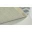 Tapis bleu foncé / ivoire à motif géométrique tissé à plat Amritpal-1263267111