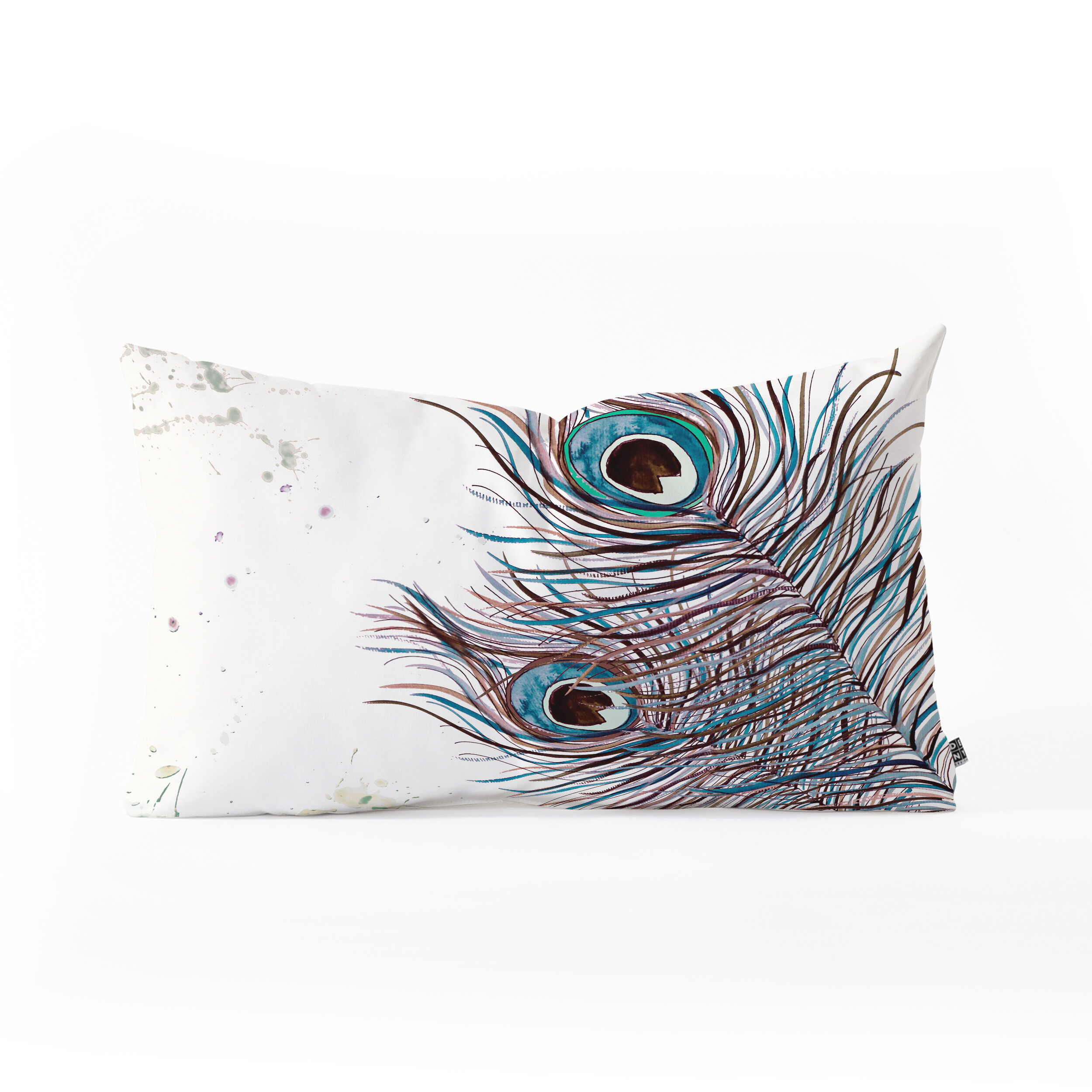 Peacock lumbar pillow new arrivals