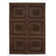 Effron Geometric Hand Knotted Wool Chocolate Area Rug