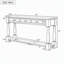Longue console avec tiroirs et tablette-669344-669348-669338