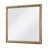 Haislynn Organic Modern 42"W Dresser Mirror — Hickory Veneer Frame