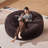 Bean Bag Chair, Memory Foam Filled, Large Beanbag Chairs For Adults And Teens, Soft Sofa With Removable Flannel Cover, Round Couch For Living Room Bedroom College Dorm-698306654-698306651