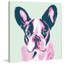 « french bouledogue » par molly rosner, reproduction d’art sur toile tendue-17896958
