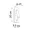 Almatine Flush Mounted Sconce