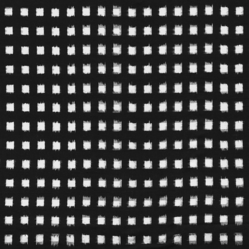 Tissu Heiho Ikat, Noir