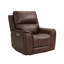 Fauteuil inclinable triple électrique en cuir véritable avec appui-tête et soutien lombaire à gravité zéro-1457256680