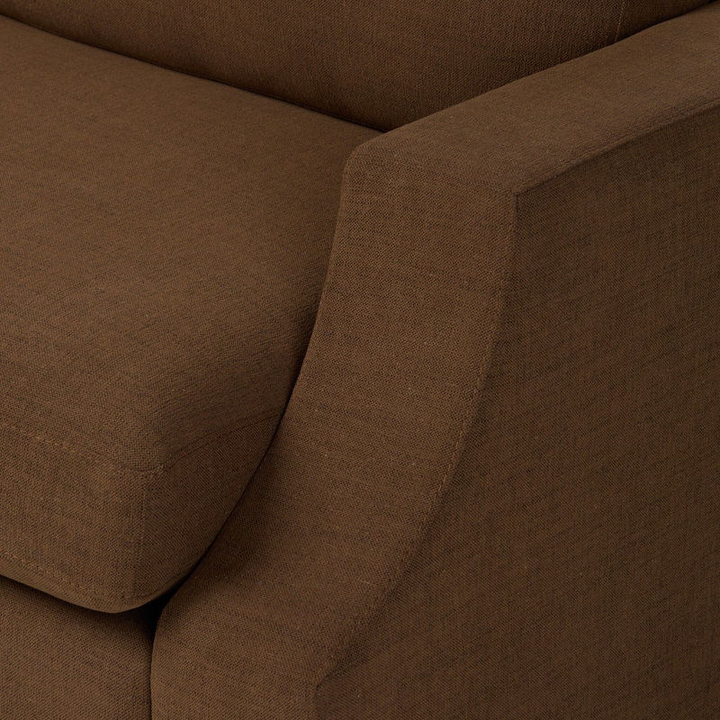 Delfino Sofa - 105"-Crypton Nomad Mushroom, Crypton Nomad Mushroom