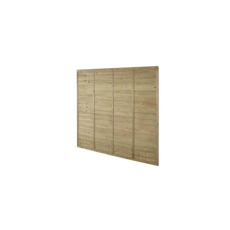183.007cm H x 183.007cm W Natural Timber Wood Fence Panels