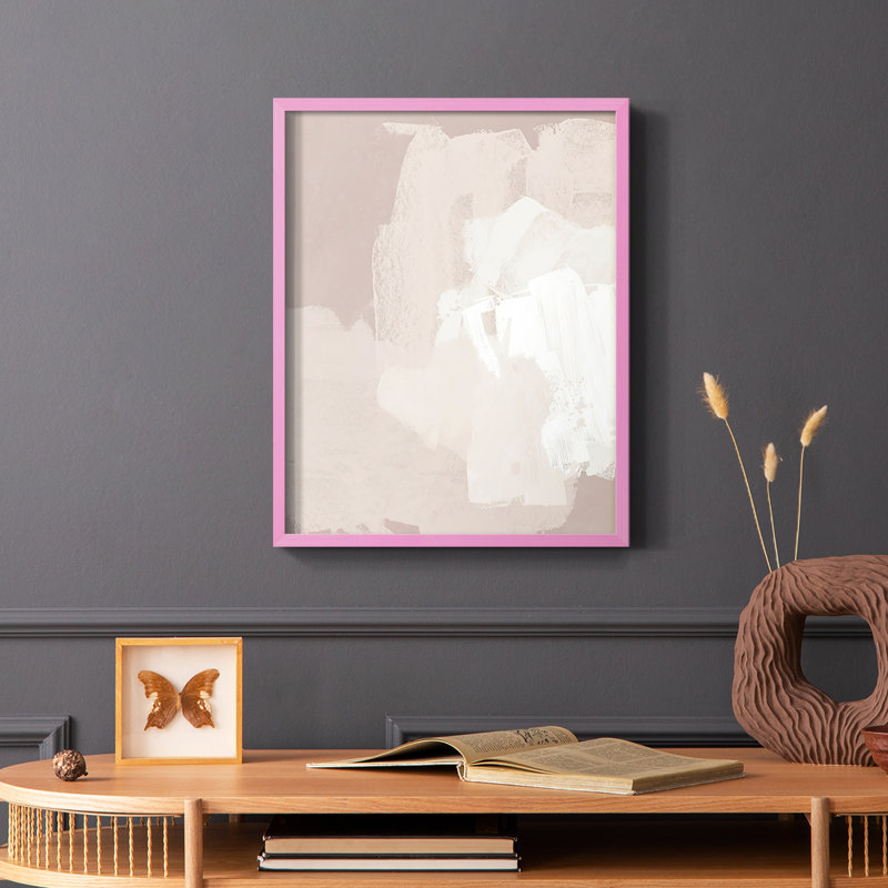 Cloud Slate II, reproduction encadrée - bois massif, Noir, H 28 po x l 22 po