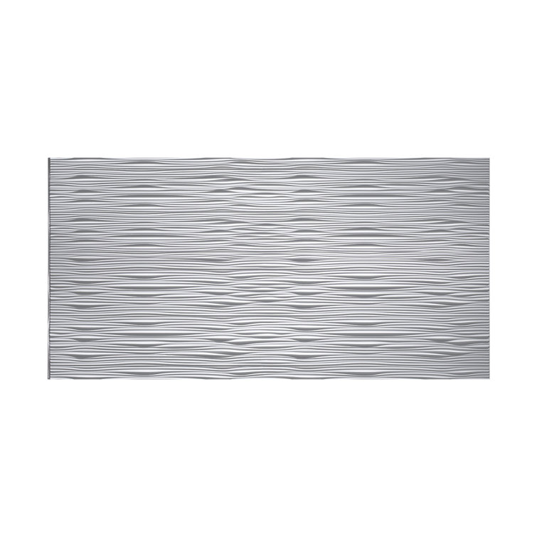 FASÄDE Waves Horizontal Decorative Vinyl 4'X8' Wall Panel