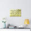 New Monday New Goal - Wrapped Canvas Print