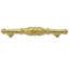 Acanthus 3 inches c.c. pull Romanesque style with column base in Gilded Mercury-182149447-182149499
